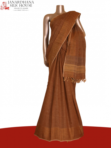 Handloom Pure Tussar Silk Saree